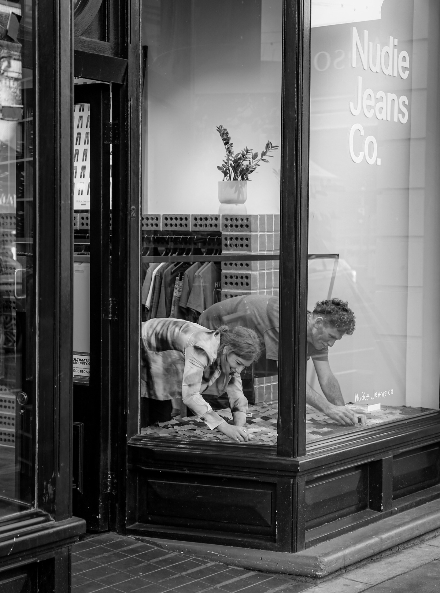 Torpor Day Bed installation at Nudie Jeans